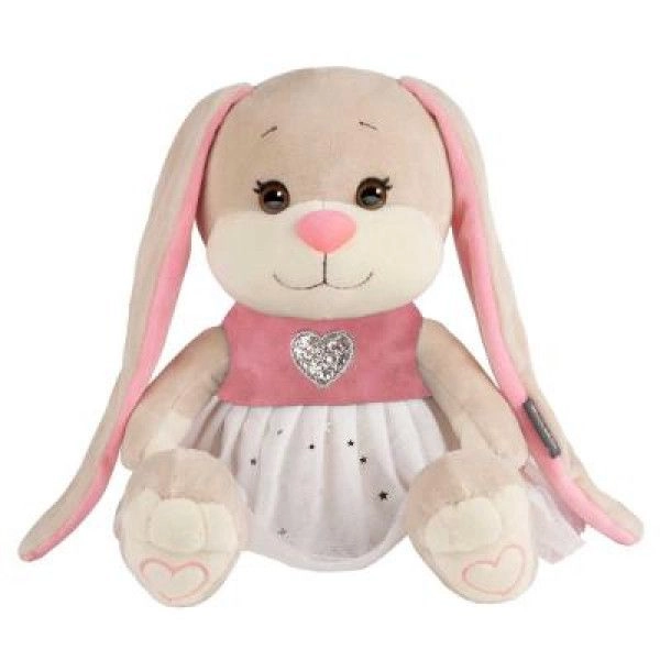 Мягкая игрушка "Зайка в белой юбочке со звездочками", 20 см Мягкая игрушка "Зайка в белой юбочке со звездочками", 20 см