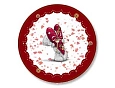 Тарелка бум Me To You RED 23 см. 8 шт. Тарелка бум Me To You RED 23 см. 8 шт. в магазине Праздничный маркет