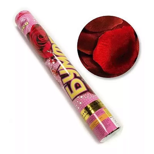 Хлопушка Бумфети "Лепестки роз Бордо" 40 см Хлопушка Бумфети "Лепестки роз Бордо" 40 см в магазине Праздничный маркет